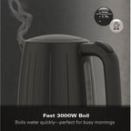 Hamilton Beach Stealth 1.7L Textured Kettle - Matte Black - Hamilton Beach UK