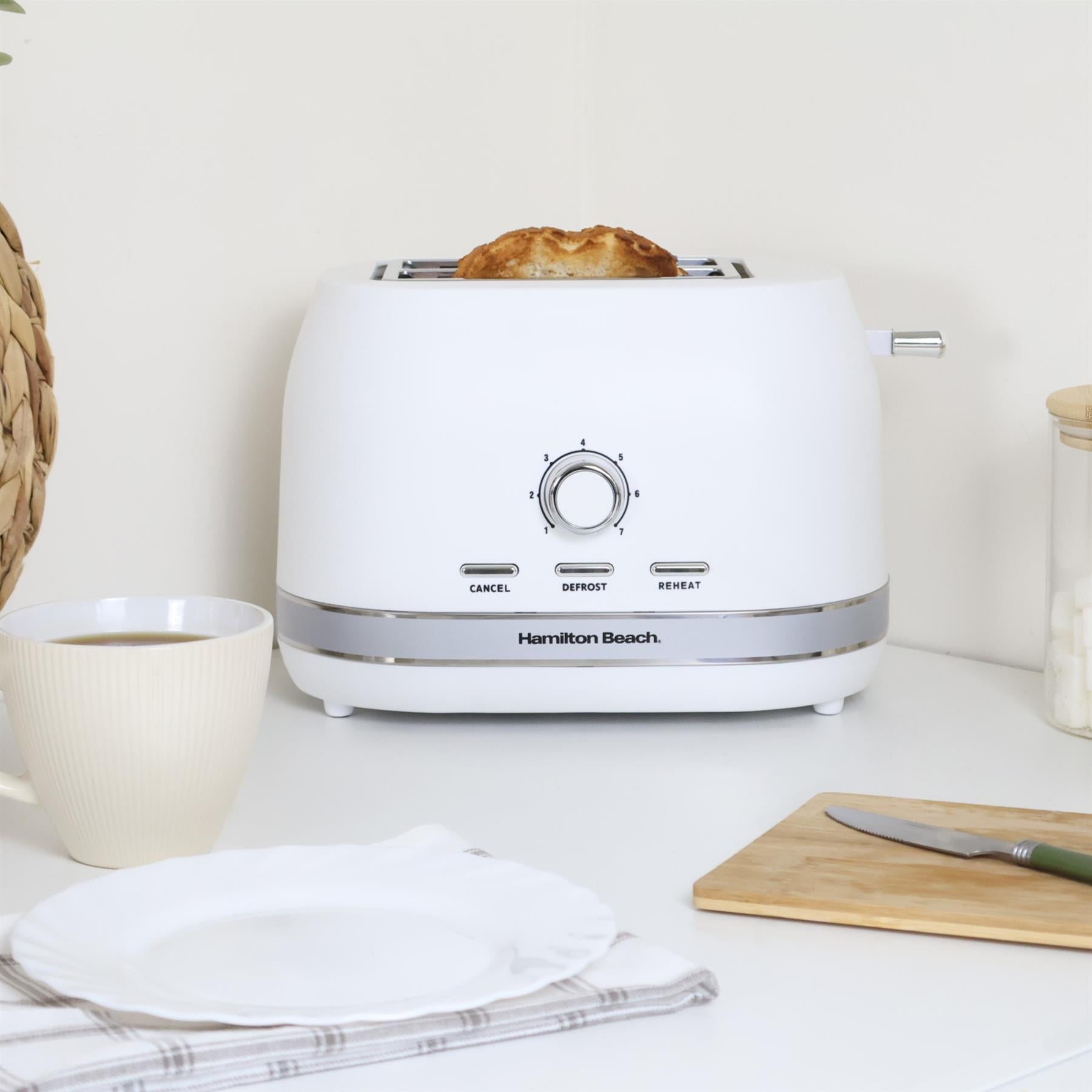 Hamilton Beach Ella 2 Slice Toaster - Matte White