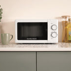 Hamilton Beach 20L Manual Microwave With Stainless Steel Cavity