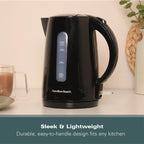 Hamilton Beach Essentials 1.7L Rapid Boil Kettle Black - Hamilton Beach UK