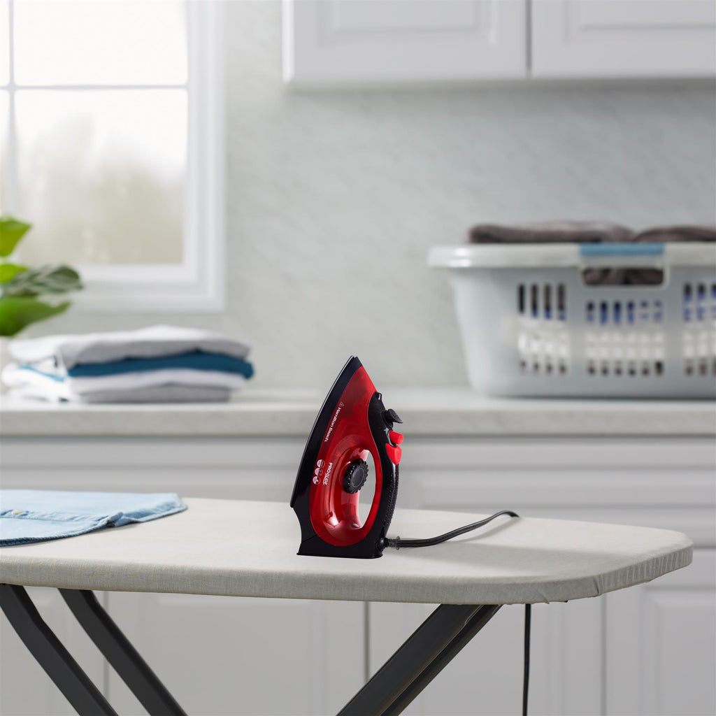 Hamilton Beach ProGlide 2200W Corded Steam Iron - Red & Black