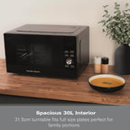 Hamilton Beach 30L Black Family Microwave - Hamilton Beach UK