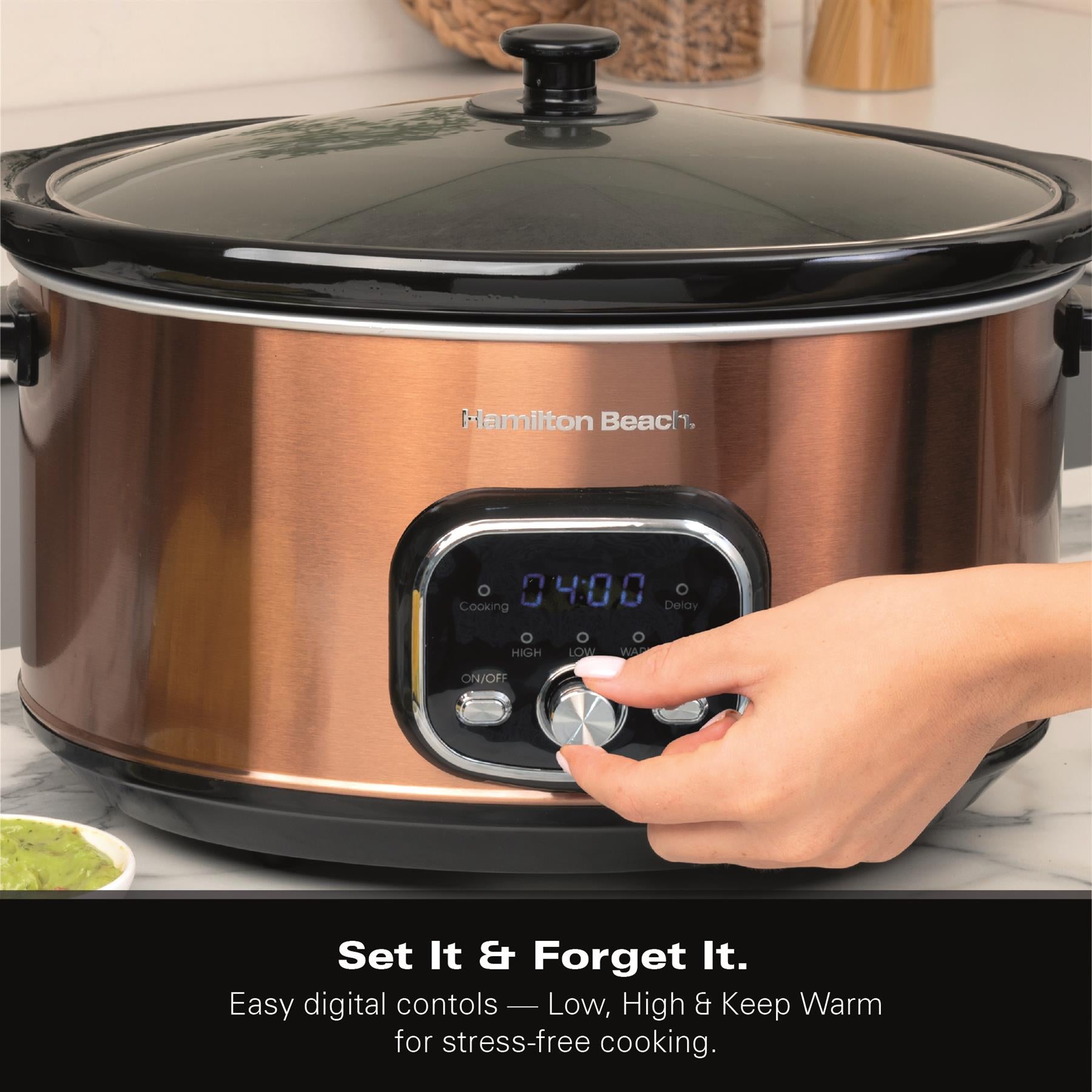 Hamilton Beach Digital 6.5L Slow Cooker