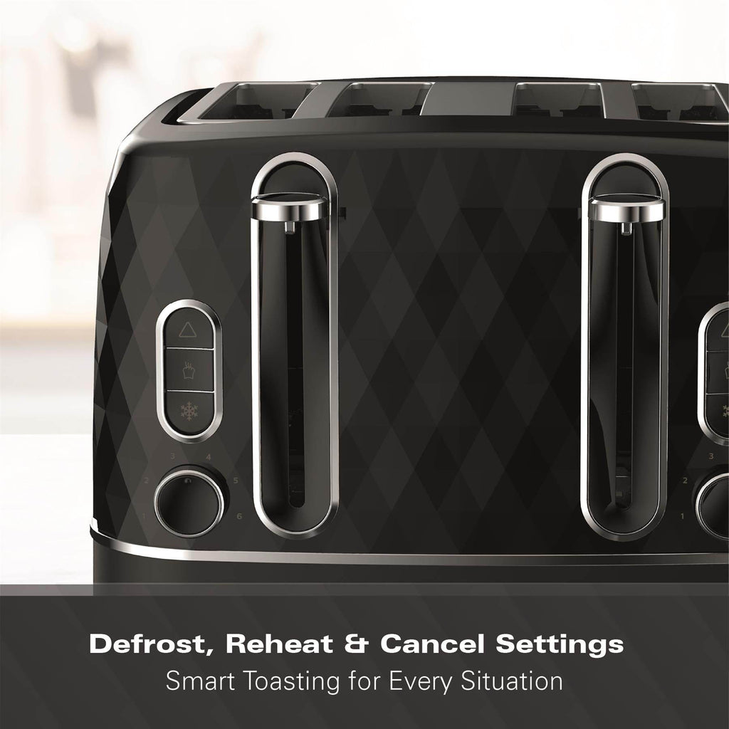 Hamilton Beach Diamond Textured 4 Slice Toasters - Hamilton Beach UK