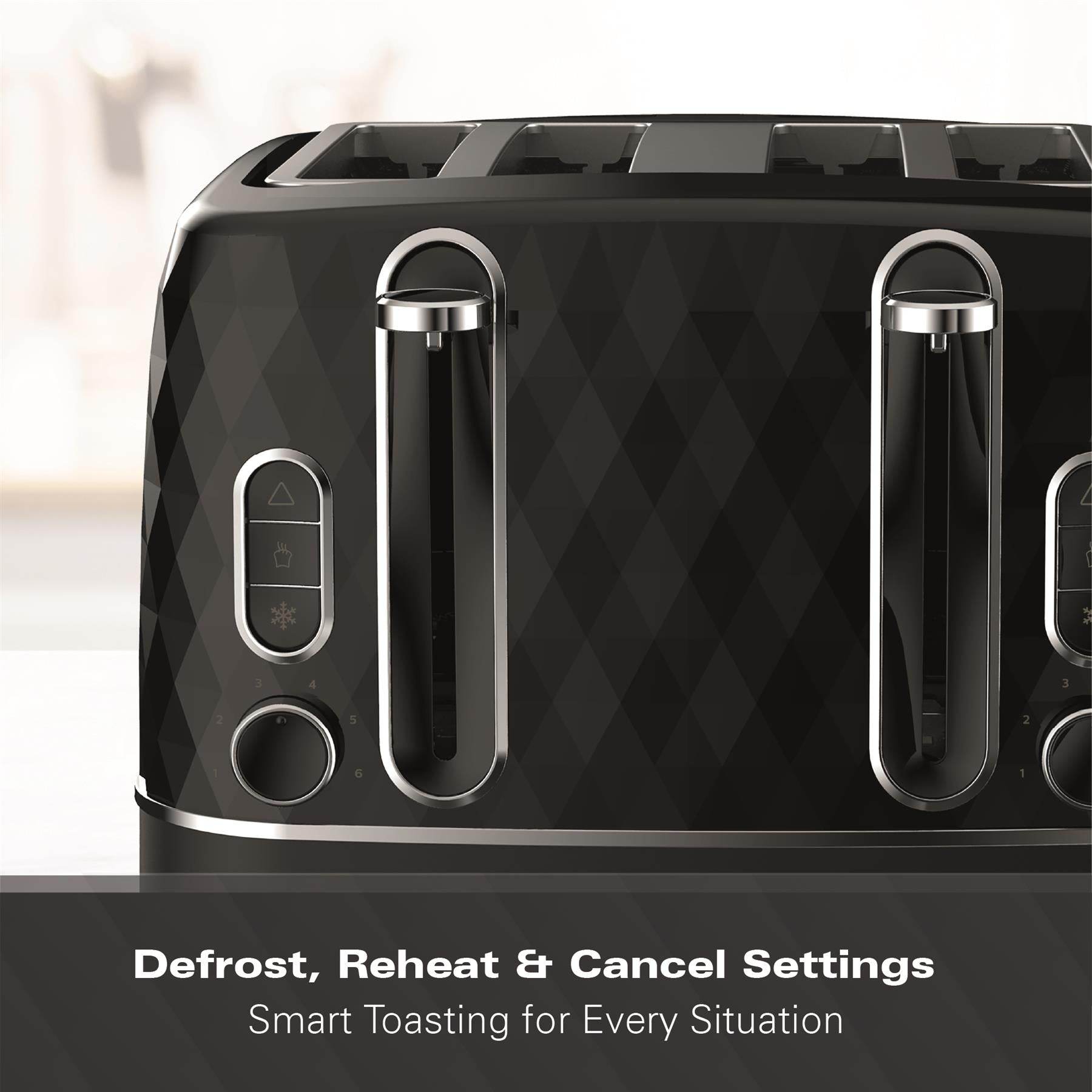 Hamilton Beach Diamond Textured 4 Slice Toasters - Hamilton Beach UK