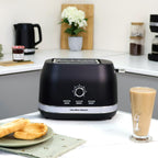 Hamilton Beach Ella Black Kettle & Toaster Set