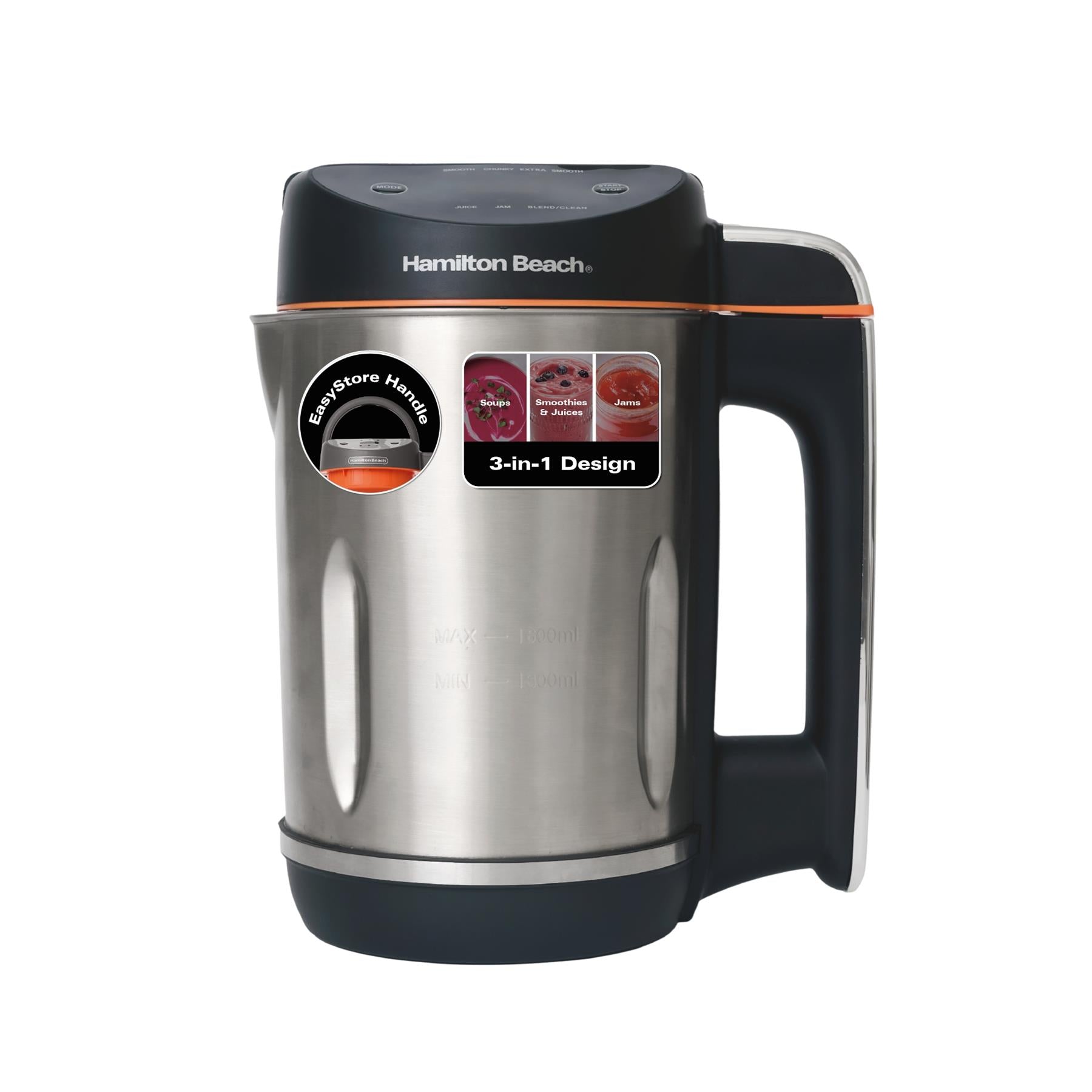 Hamilton Beach Intelligent Control 1.6L Soup Maker Plus
