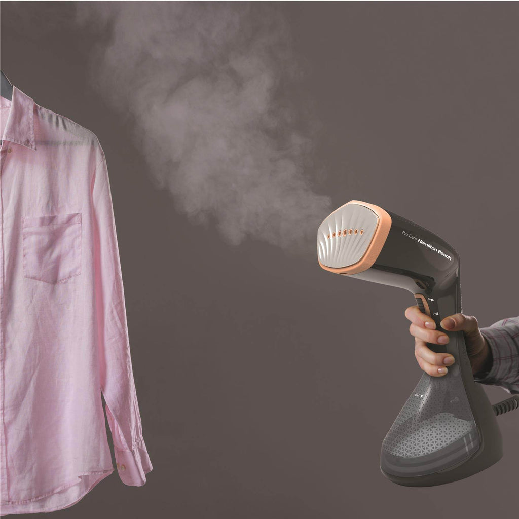 Hamilton Beach ProCare Handheld Garment Steamer - Black & Bronze - Hamilton Beach UK