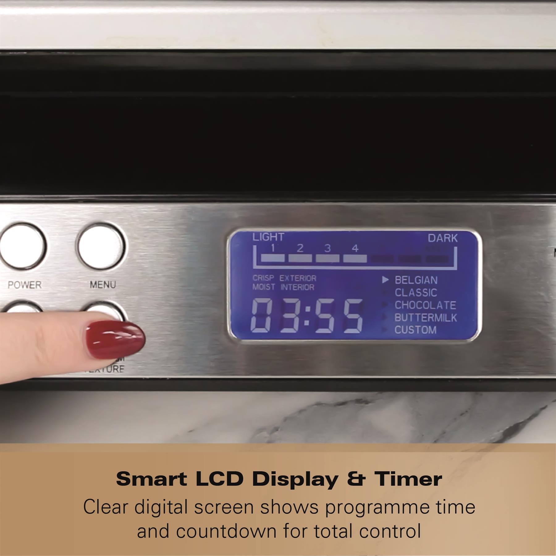 Hamilton Beach Pro Smart Waffle Maker