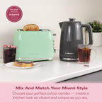 Hamilton Beach Miami 1.7L Kettle Charcoal Grey