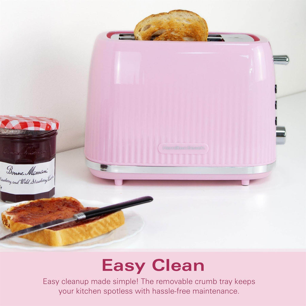 Hamilton Beach Miami 2 Slice Toaster - Flamingo Pink - Hamilton Beach UK