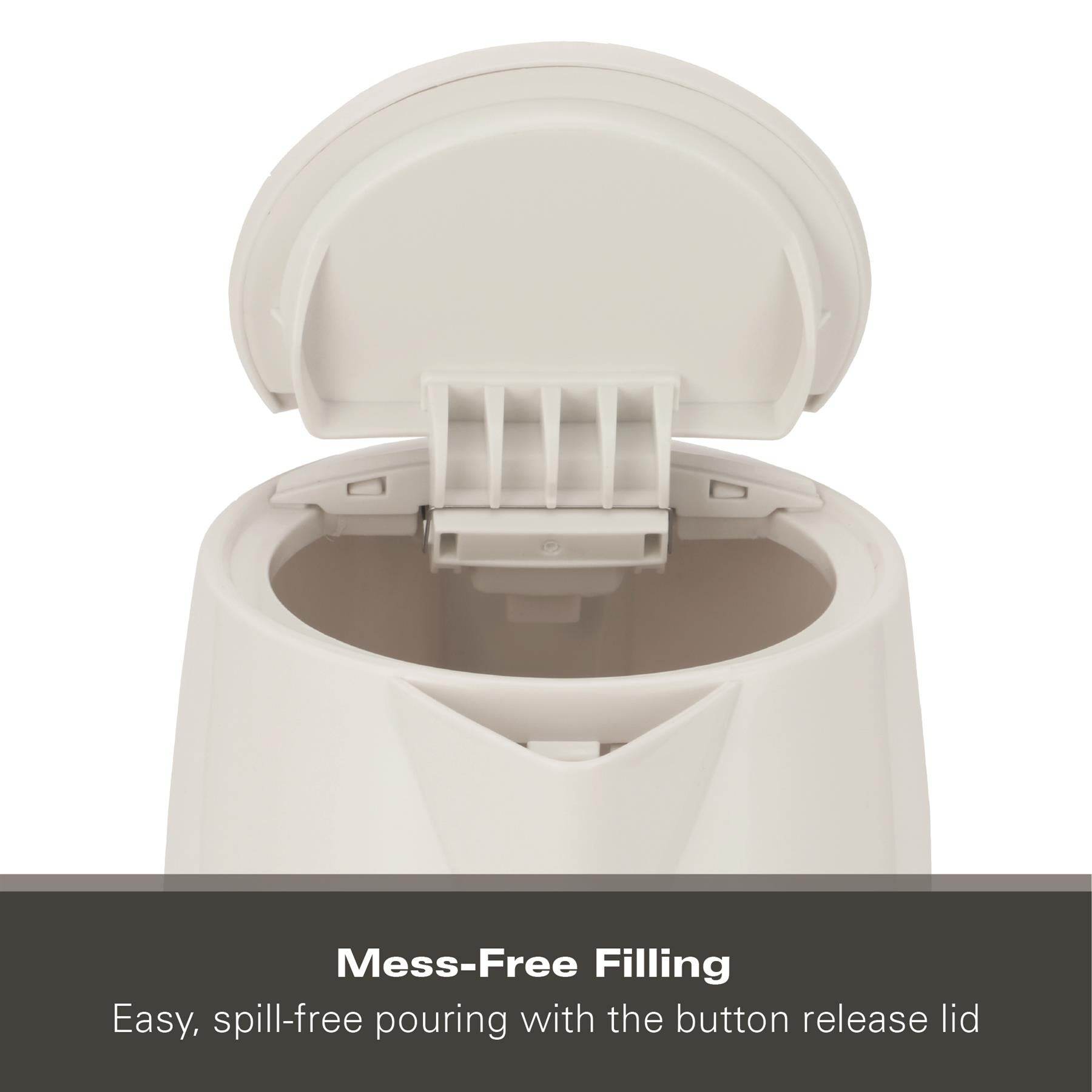 Hamilton Beach Essentials 1.7L Rapid Boil Kettle - White - Hamilton Beach UK