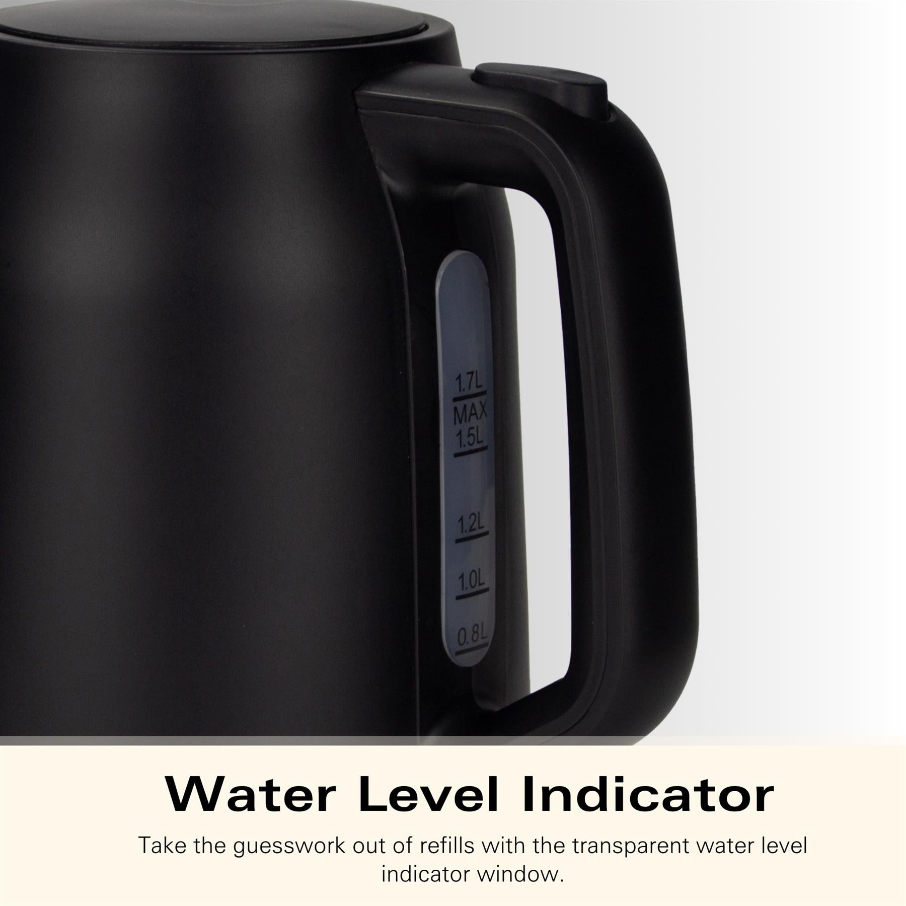 Ella 1.7L Kettle - Matte Black