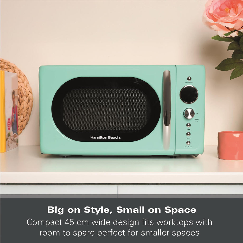 Hamilton Beach 20L Retro Mint Microwave