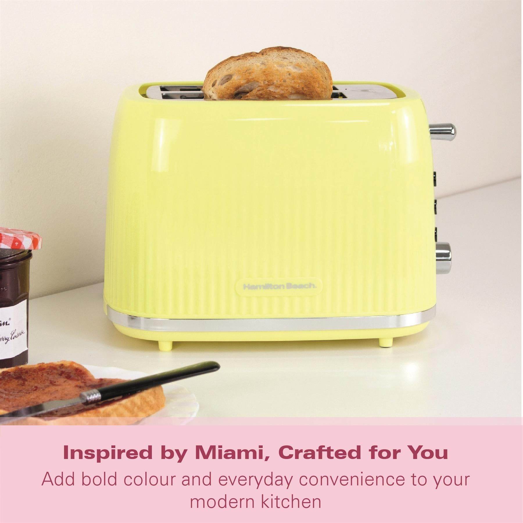 Hamilton Beach Miami 2 Slice Toaster Banana Split - Hamilton Beach UK