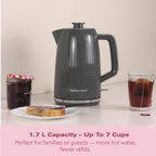 Hamilton Beach Miami 1.7L Kettle Charcoal Grey