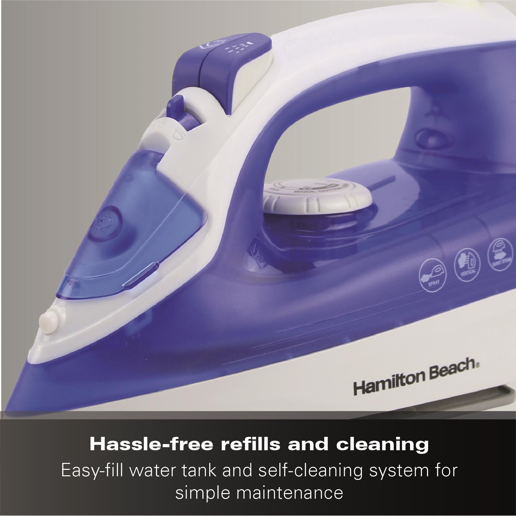 SteamMax 2200W Steam Iron -  Blue & White