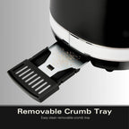 Hamilton Beach Ella 2 Slice Toaster - Matte Black - Hamilton Beach UK