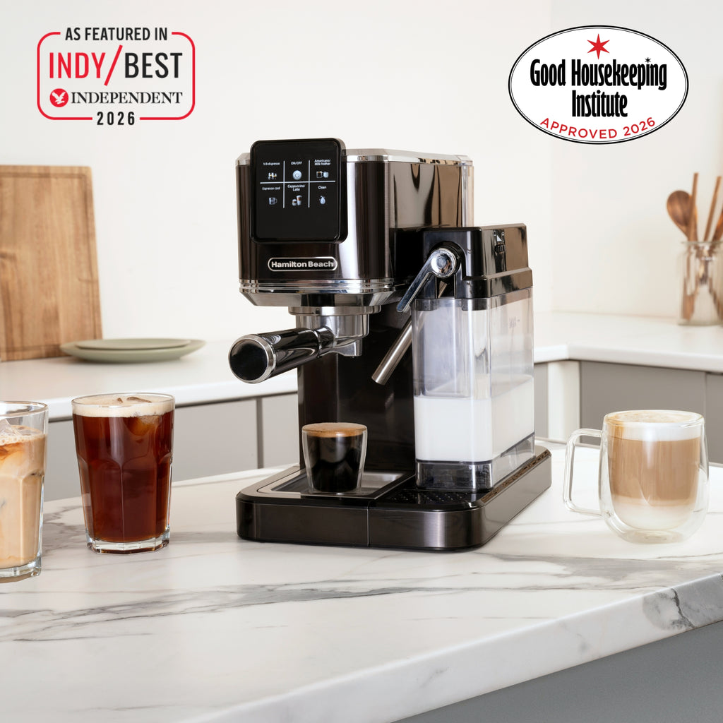 Hamilton Beach BaristaPro+ Touch 8-in-1 Espresso Machine Black
