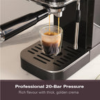 Hamilton Beach BaristaPro Touch 5-in-1 Espresso Machine Black