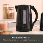 Hamilton Beach Essentials 1.7L Rapid Boil Kettle Black - Hamilton Beach UK