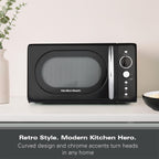 Hamilton Beach 20L Retro Black Microwave