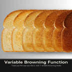 Hamilton Beach Ella 2 Slice Toaster - Matte Charcoal - Hamilton Beach UK