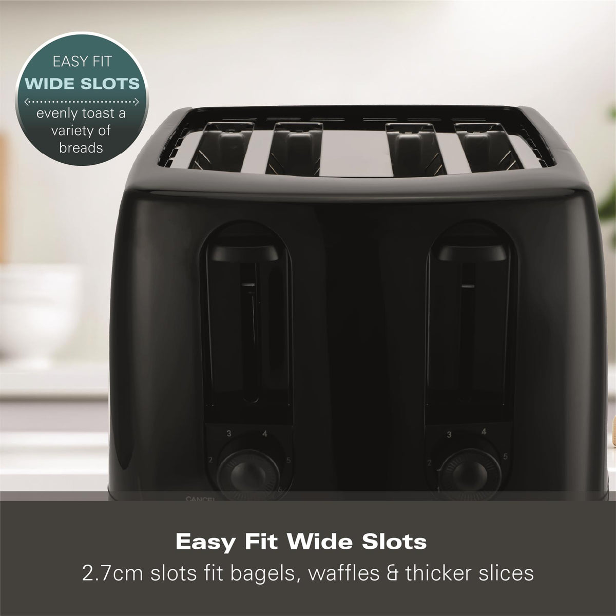 Hamilton Beach Essential 4 Slice Plastic Toaster