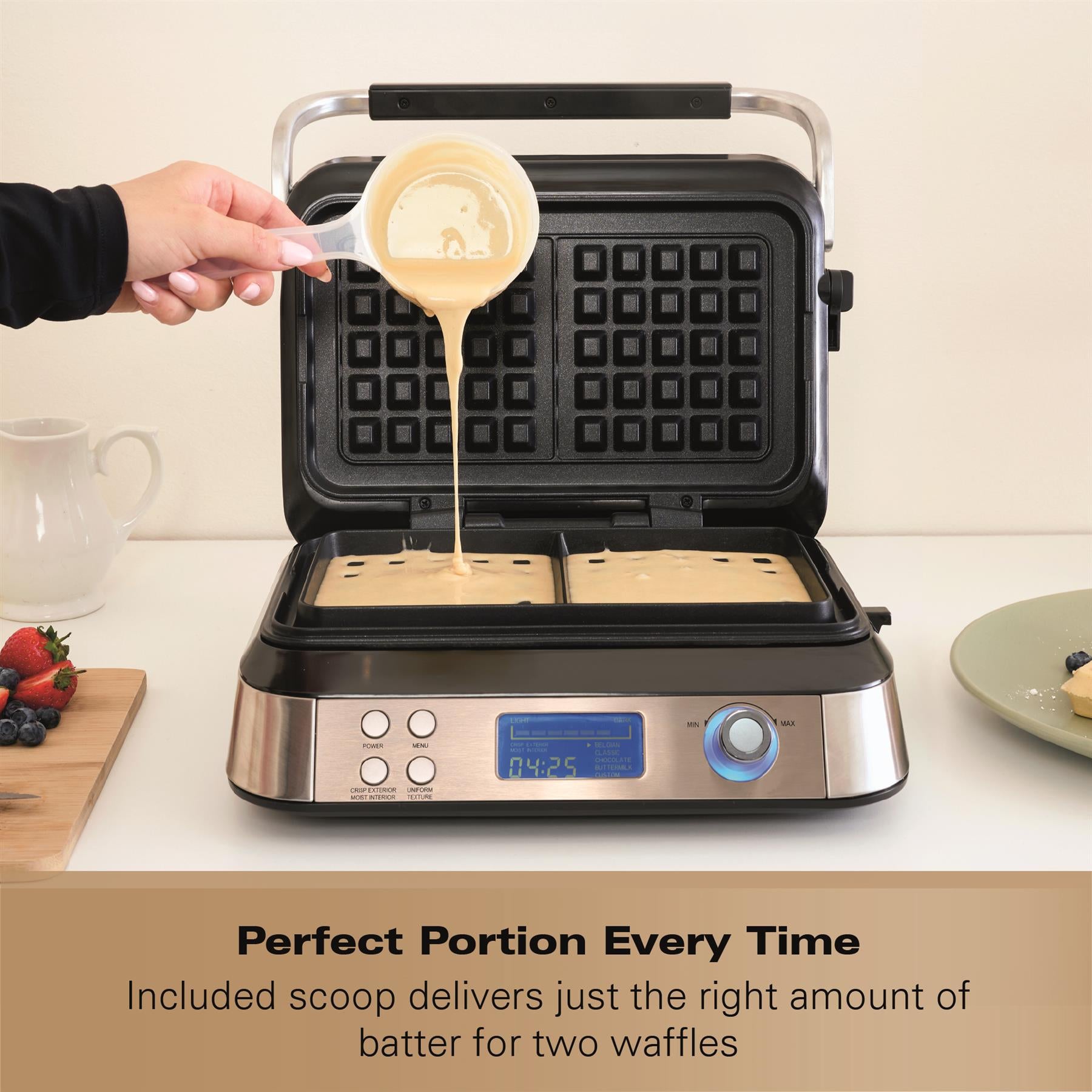 Hamilton Beach Pro Smart Waffle Maker