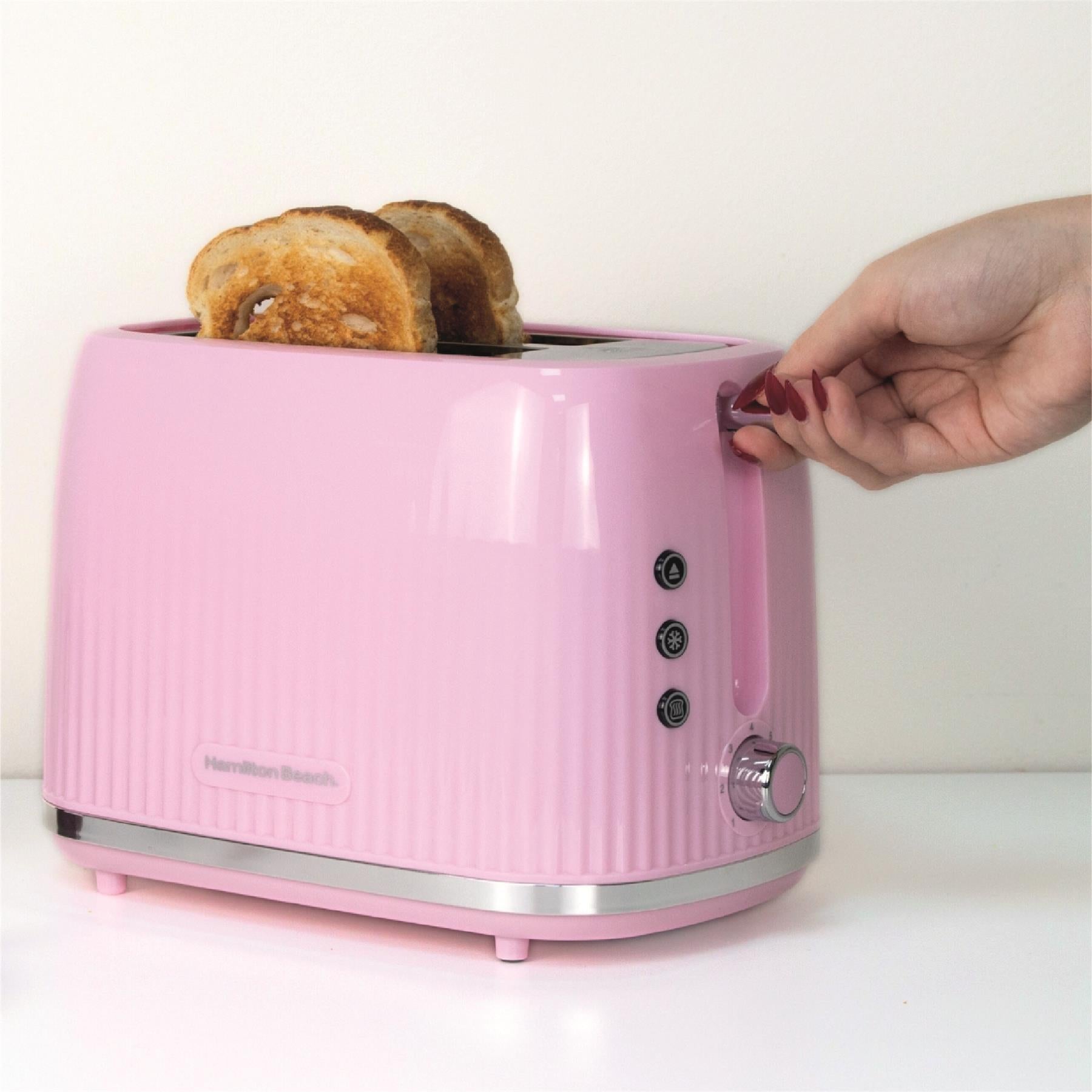 Hamilton Beach Miami Kettle, Toaster & Microwave Set - Flamingo Pink