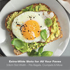 Hamilton Beach Rise Stainless Steel 2 Slice Toaster - Brushed & Polished - Hamilton Beach UK