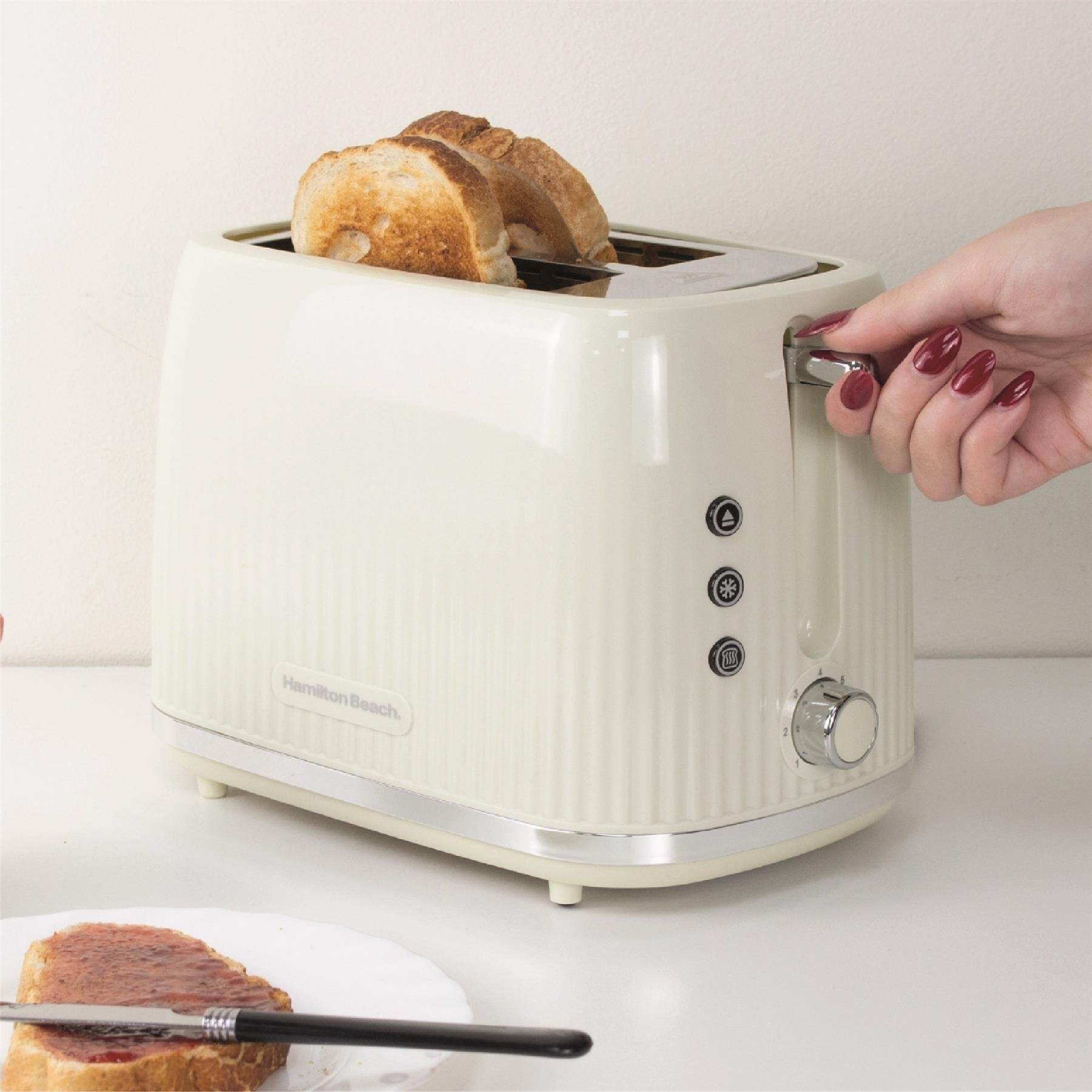 Hamilton Beach Miami 2 Slice Toaster Sand - Hamilton Beach UK