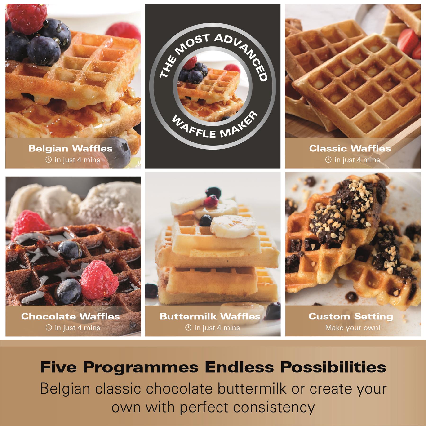 Hamilton Beach Pro Smart Waffle Maker