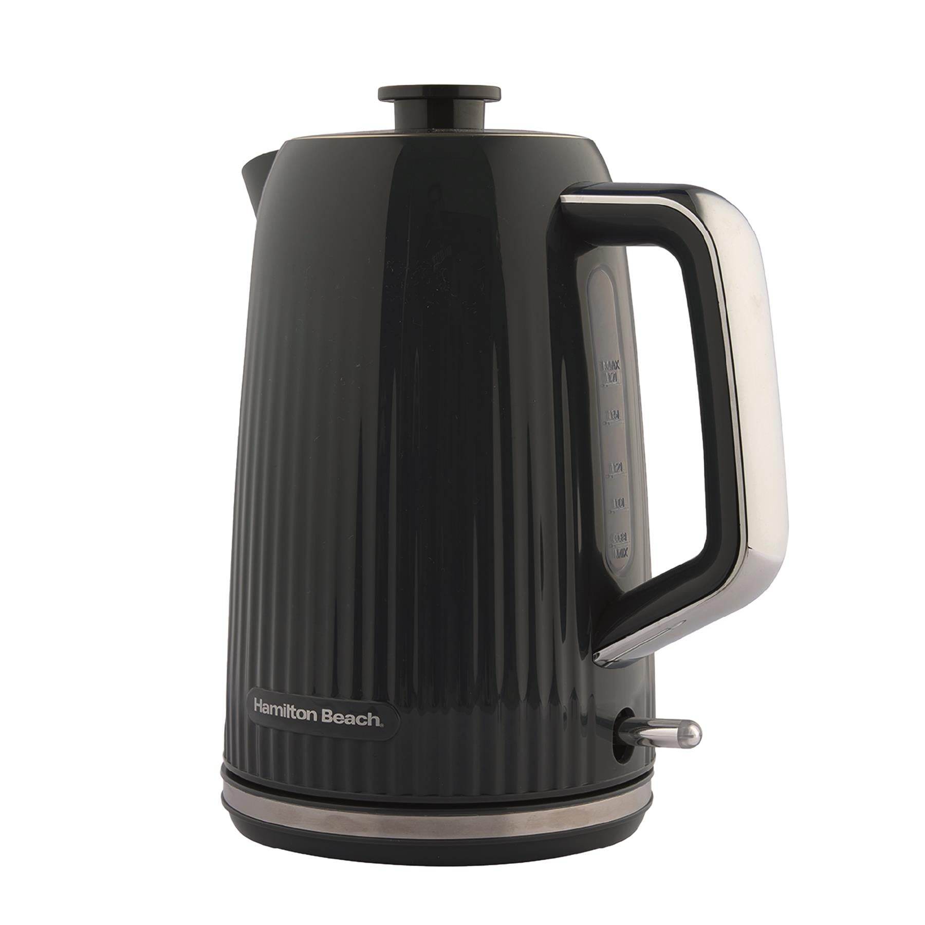 Hamilton Beach Miami 1.7L Kettle Charcoal Grey - Hamilton Beach UK
