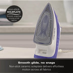 Hamilton Beach SteamMax 2200W Steam Iron - Blue & White - Hamilton Beach UK