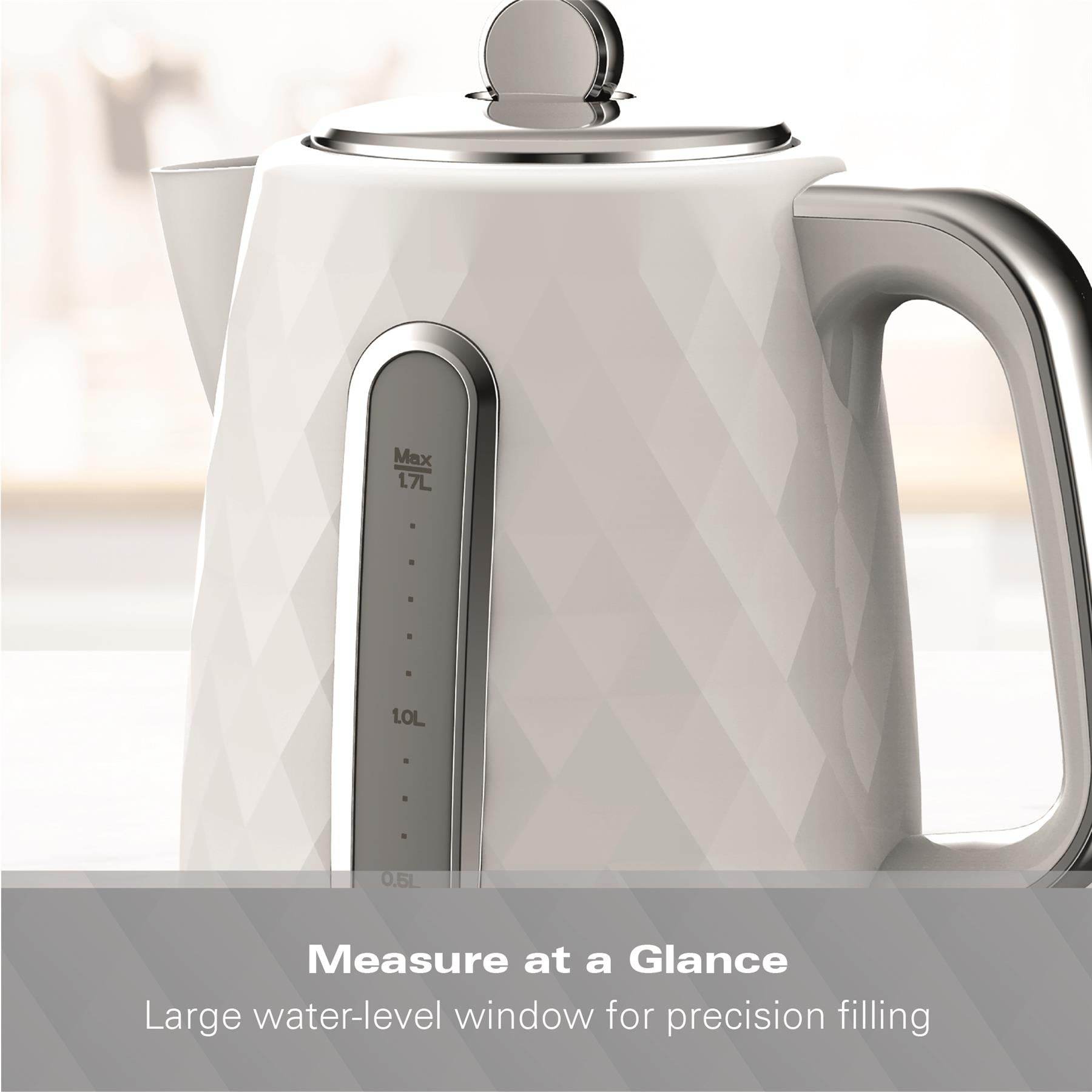 Hamilton Beach Diamond 1.7L Kettle - White - Hamilton Beach UK