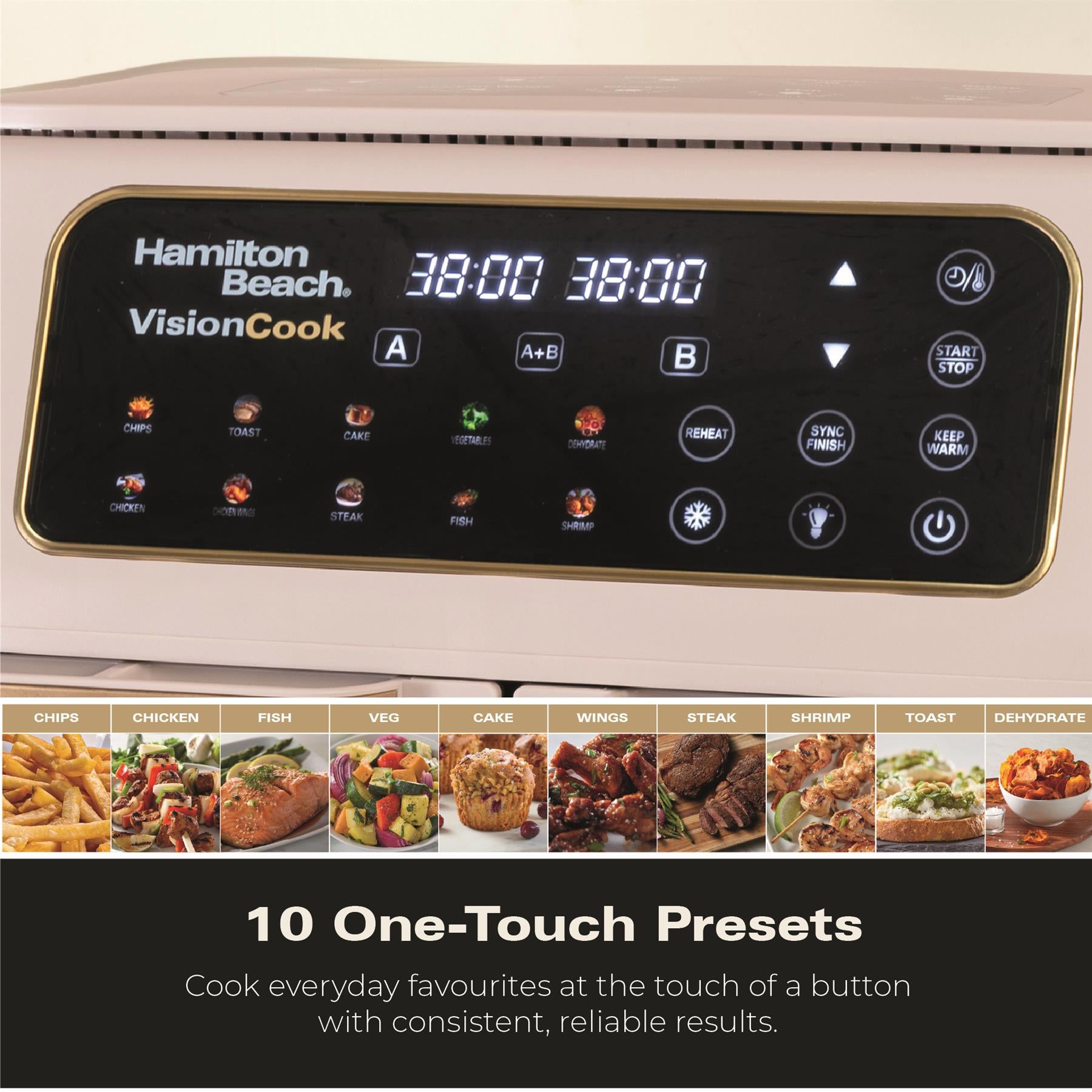 Hamilton Beach VisionCook 11L Dual Air Fryer Oven