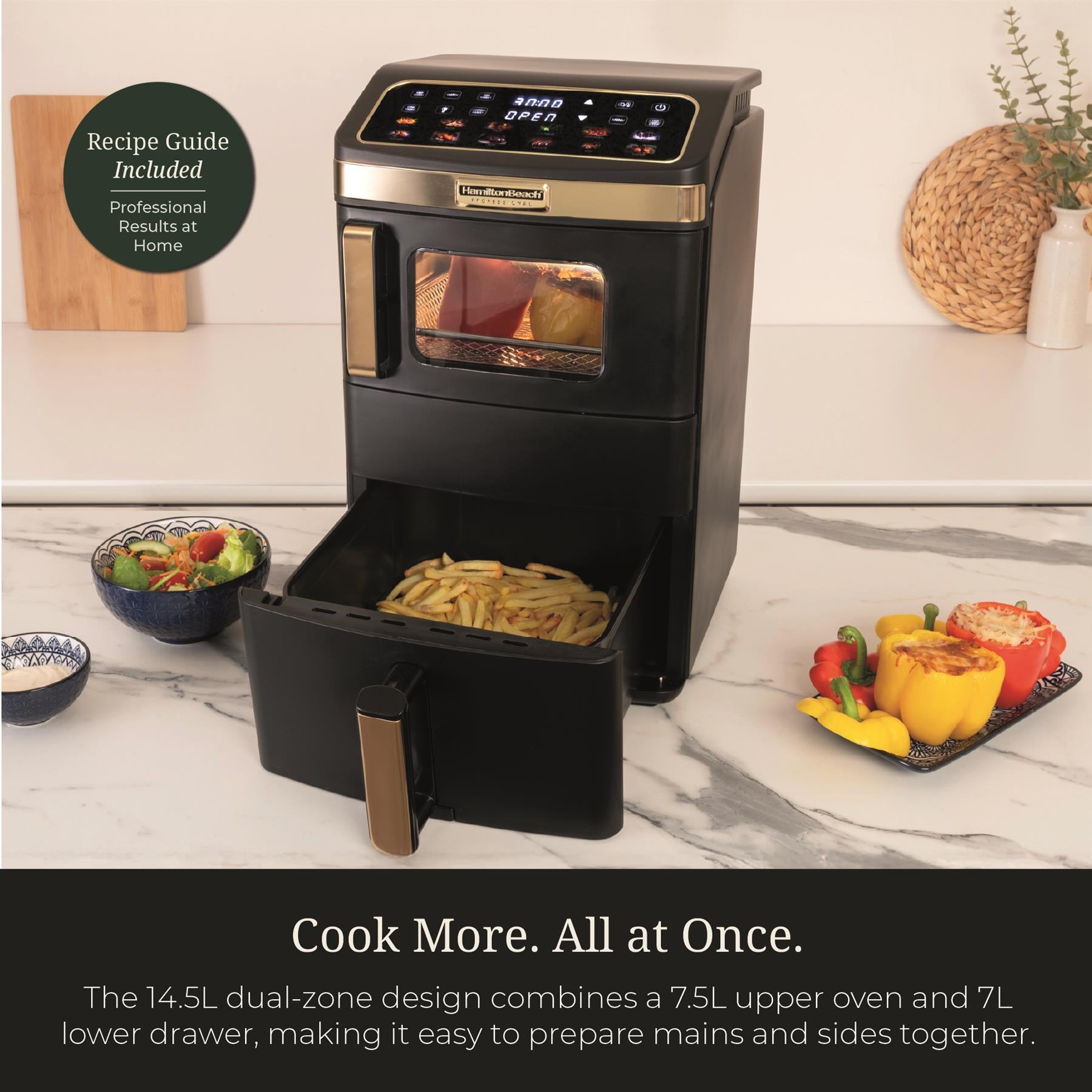Hamilton Beach Professional DualStack 14.5L Air Fryer Oven
