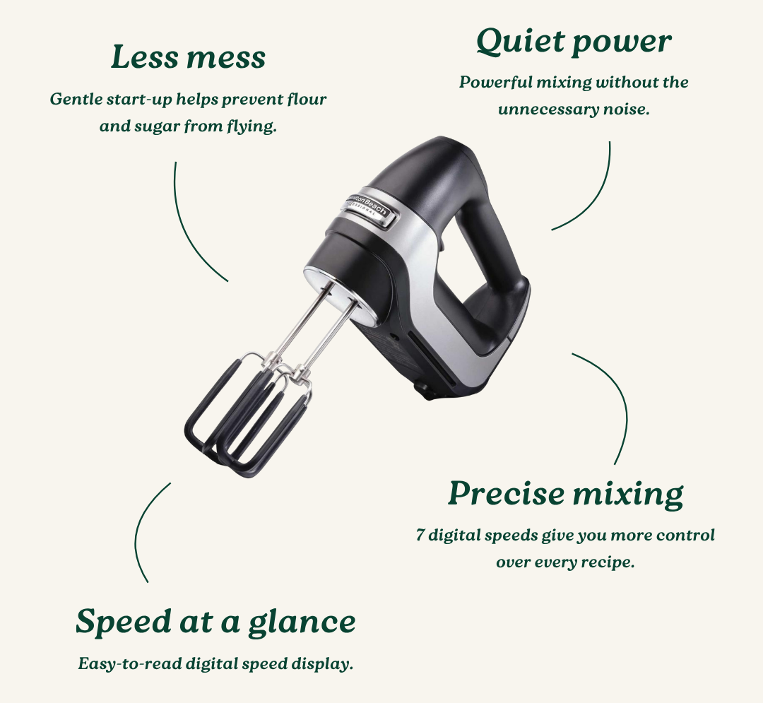 Hamilton Beach 7-Speed Digital Electric Hand Mixer