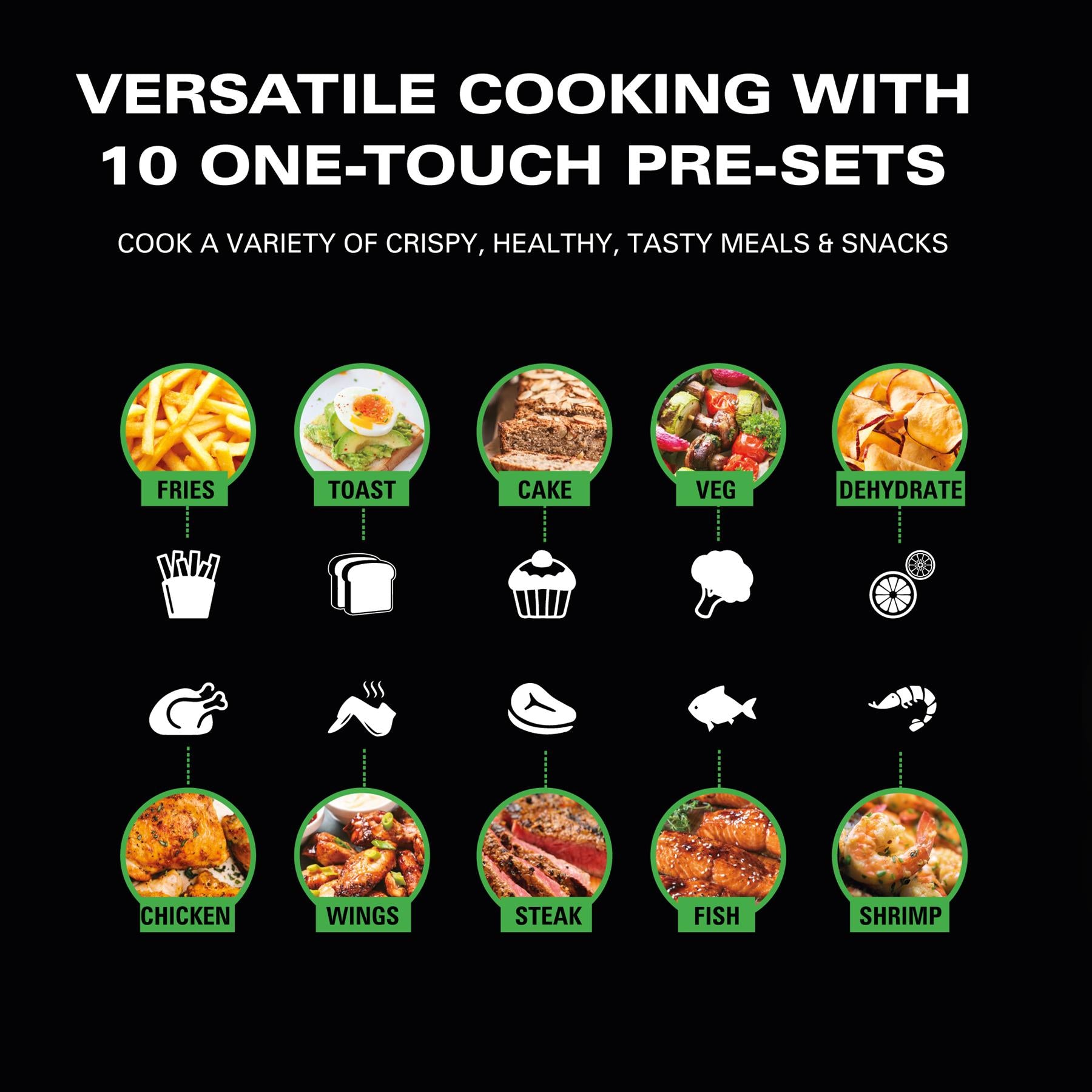 VisionCook 11L Digital Dual Air Fryer Oven