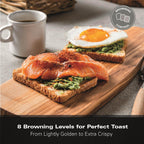 Hamilton Beach Stealth 2 Slice Textured Toaster - Matte Black - Hamilton Beach UK