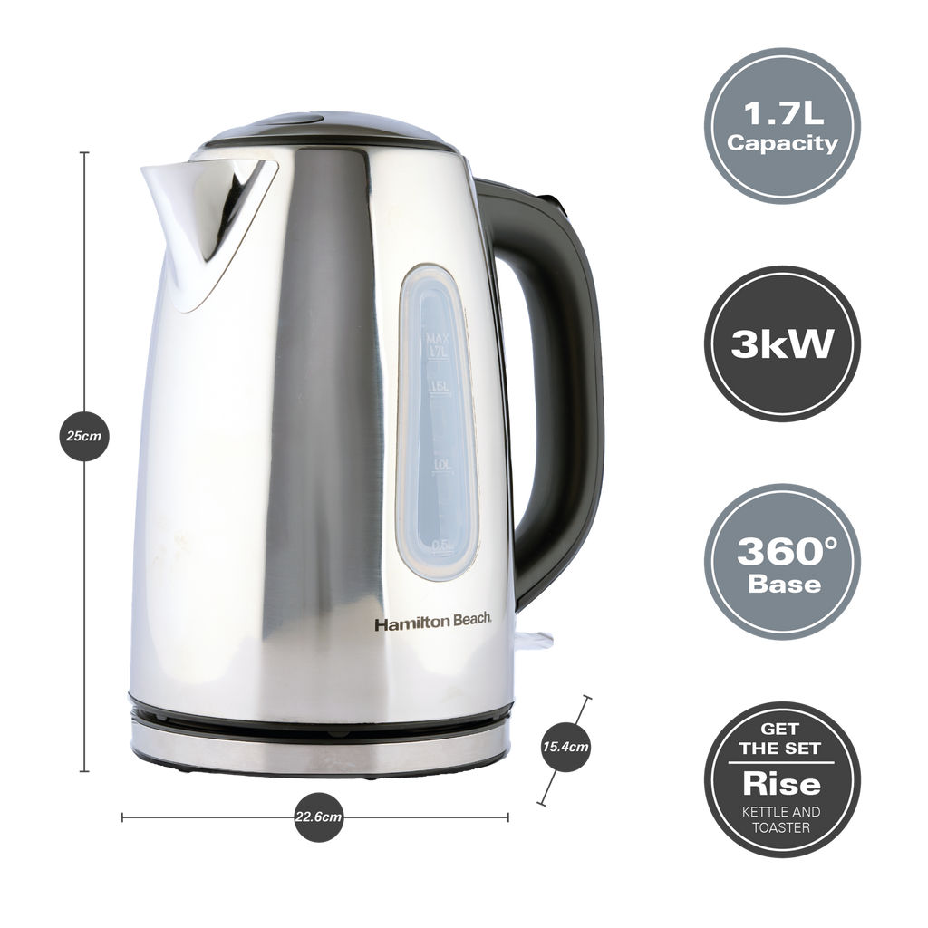 Hamilton Beach Rise Kettle, Toaster & Microwave Set