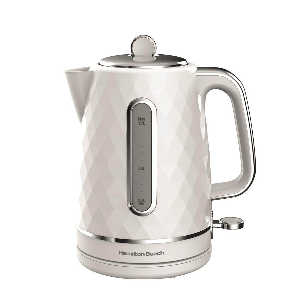 Hamilton Beach Diamond 1.7L Kettle - White - Hamilton Beach UK