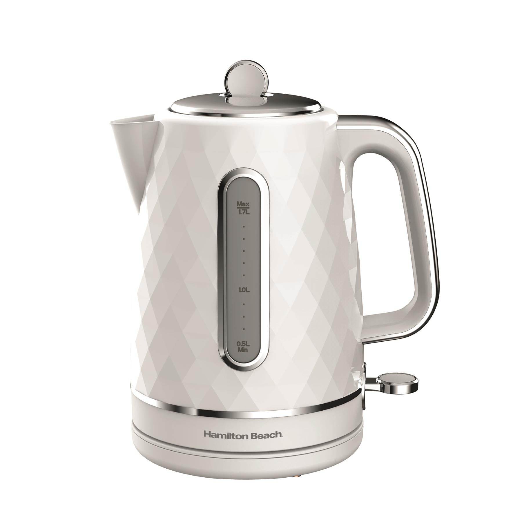 Hamilton Beach Diamond 1.7L Kettle - White - Hamilton Beach UK
