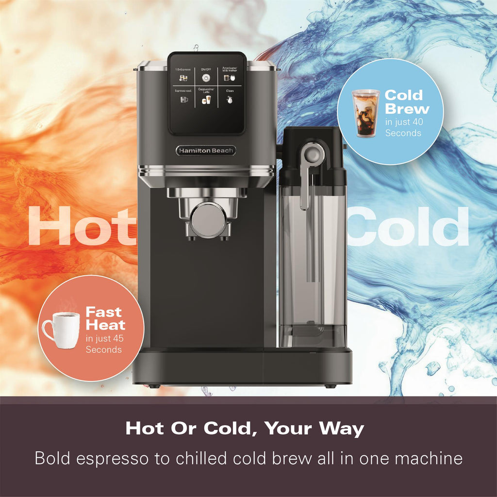 Hamilton Beach BaristaPro+ Touch 8-in-1 Espresso Machine