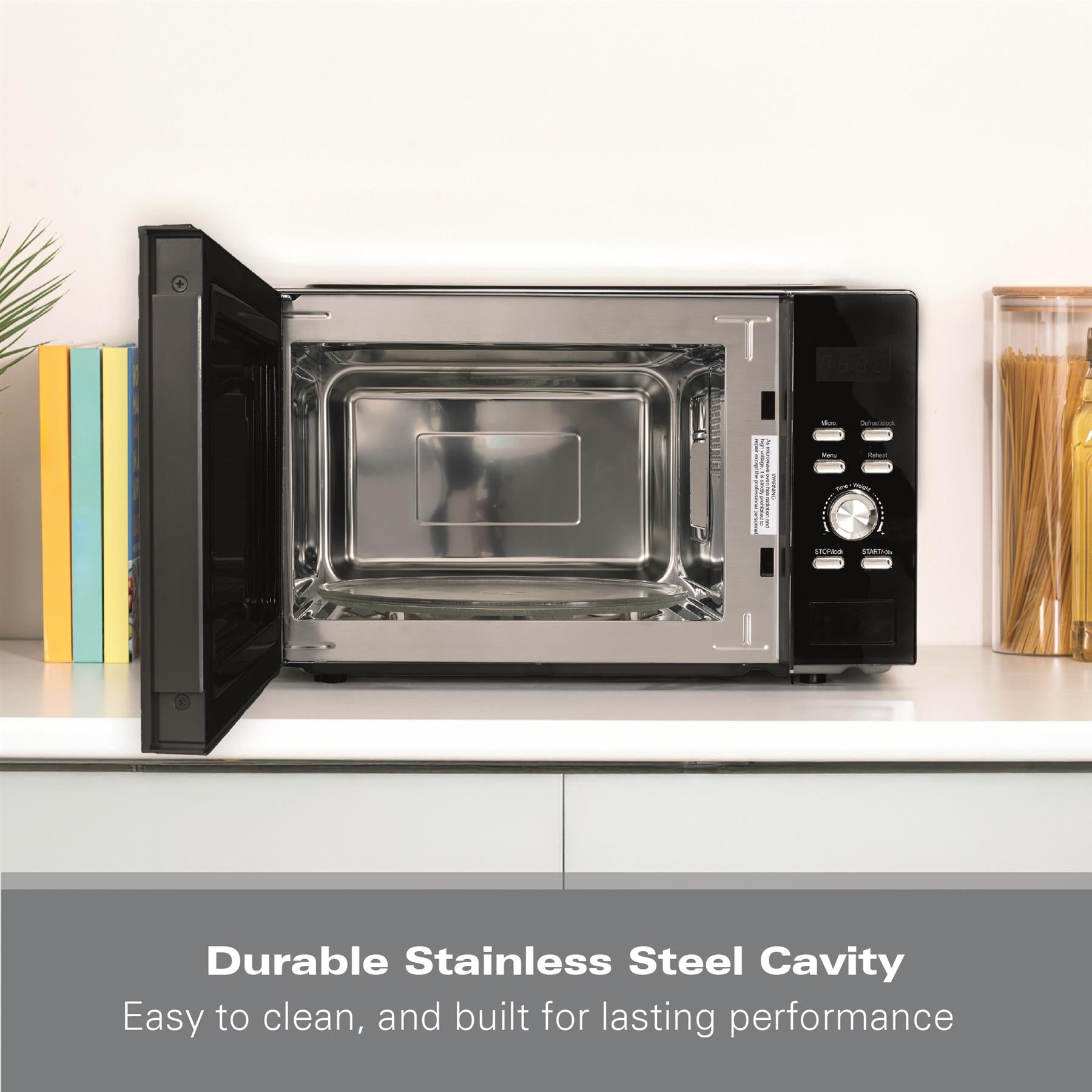 Hamilton Beach 30L Black Family Microwave