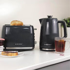 Hamilton Beach Miami Kettle & Toaster Set Charcoal Grey - Hamilton Beach UK