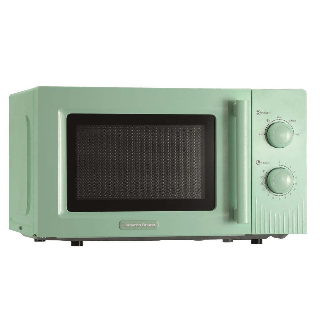 Hamilton Beach Miami Manual 800W Microwave - Mojito Mint