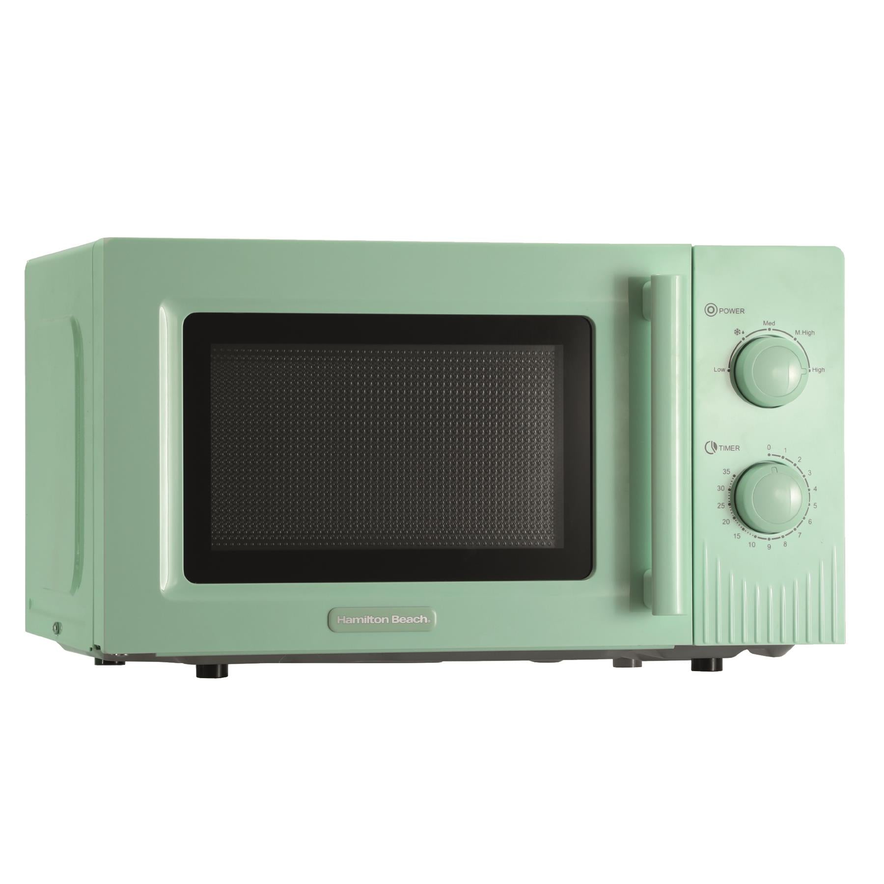 Hamilton Beach Miami Manual 800W Microwave - Mojito Mint