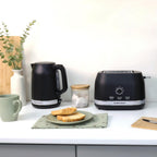 Hamilton Beach Ella Black Kettle & Toaster Set